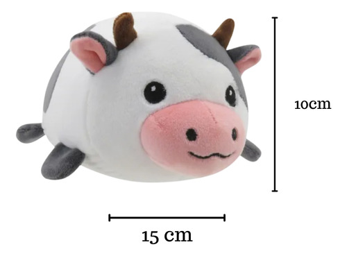 Mini Peluche Animales Kawaii 15cm Smoochy Pals Suaves Regalo Vaquita