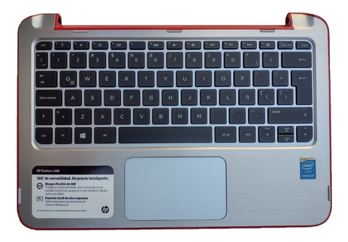 Palmrest Teclado Hp 11-n010la N010dx 11 N X360 Carcasa Touch