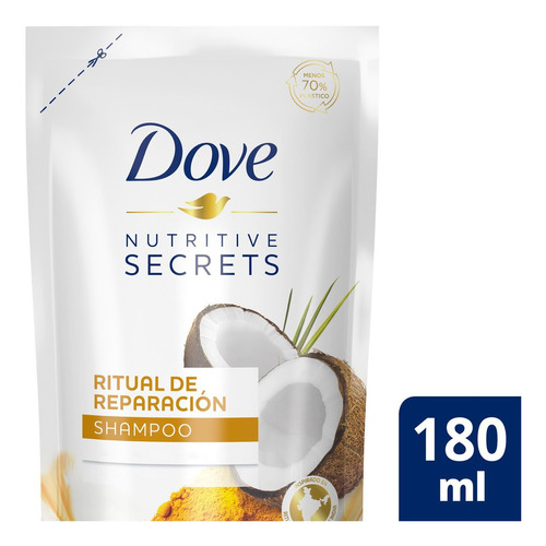 Repuesto Shampoo Dove Nutritive Ritual De Reparacion Visnu