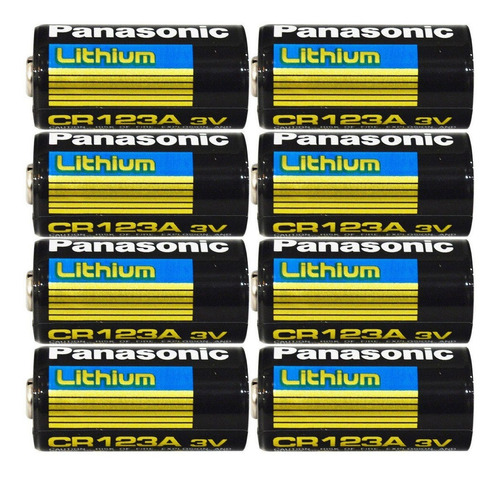 Baterias De Litio Cr123 3v, 8 Unidades