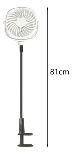 Mini Ventilador Usb, Ventilador Personal Para Blanco 2200mah