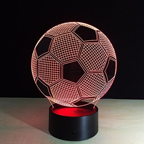 Lámpara Nocturna Ticent Soccer Para Niños, Lámpara De Ilusió