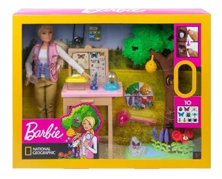 Barbie Nat Geo Cuidadora De Mariposas