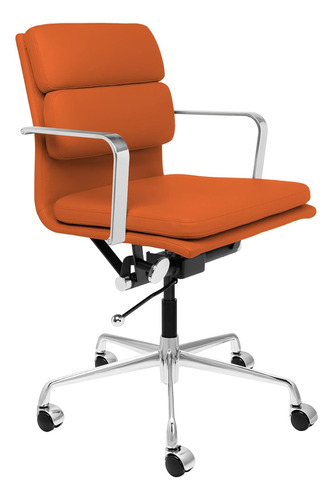 Silla De Gestión Acolchada Naranja