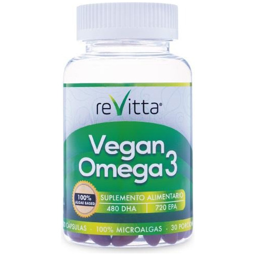 Omega 3 Vegan 120 Capsulas - Revitta