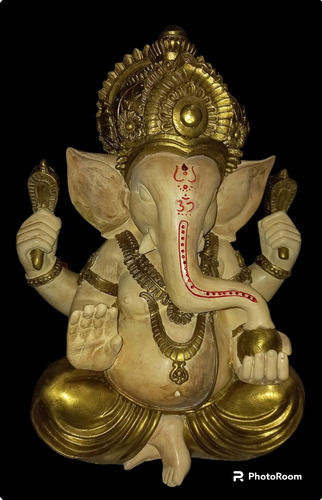 Ganesha 37cm Pintada A Mano A Eleccion