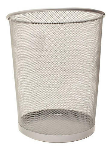 Cesto de Malla Nextep Redondo 20L Color Plateado NE-165RGP