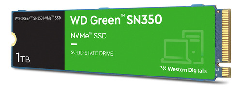 Unidad Ssd M.2 Wd Sn350 1tb Wds100t2g0c Green Pcie Nvme