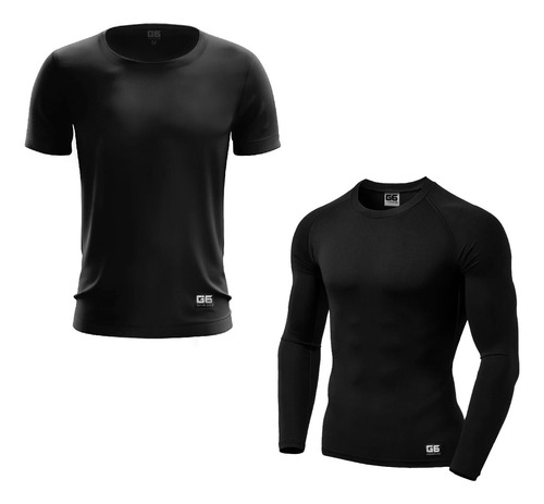 Pack X 2 Remeras Camiseta Deportiva De Hombre Dry Térmica G6