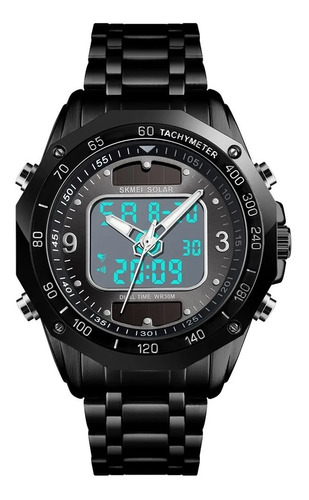 Reloj Skmei 1493 Deportivo Solar Acero Inoxidable Digital
