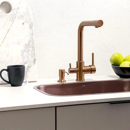 Cuba De Cozinha Inox Retangular 59x37 Cm (miura Rosé Fosca)
