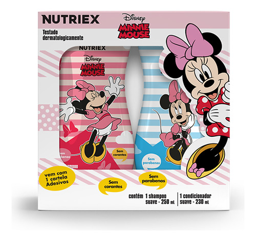 Kit Minnie Mouse Suave Sha 250ml + Cond 230ml Nutriex (165)