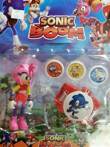 Muñecos Sonic Boom Tira Tazos.