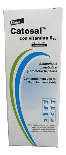 Catosal B12 De 250ml, Cerdos, Vacas, Borregos, Perros.