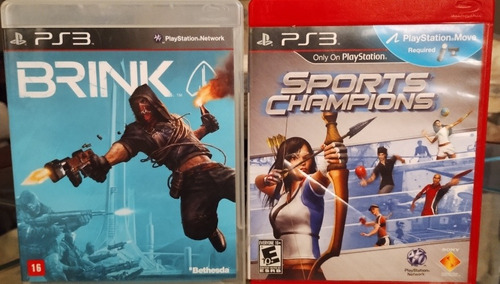 2 Videojuegos Para Playstation 3: Sports Champions Y Brink 