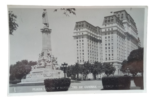 Buenos Aires Plaza Colon Y Ministerio De Guerra Foto Postal