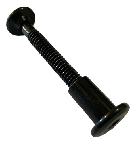 Tornillo Conector Negro 1/4x30 Mm Con Tuerca (100 Jgos)