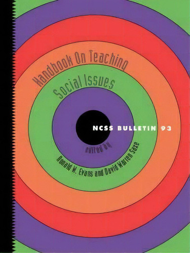 Handbook On Teaching Social Issues, De Ronald W. Evans. Editorial National Council For Social Studies, Tapa Blanda En Inglés