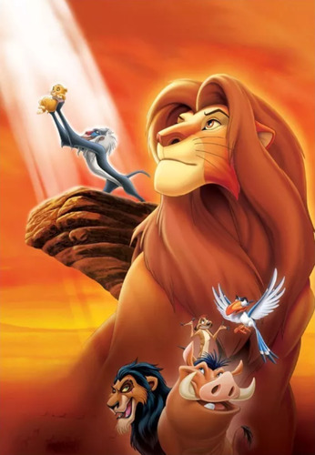 El Rey Leon Diy Diamond Paint Kit 5d, Regalo