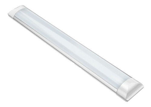 Luminária Tubular Sobrepor Led Linear 36w Branco Frio 120cm
