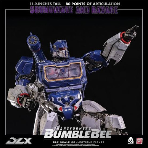 Threezero Transformers Bumblebee Movie Soundwave Deluxe (Usado)