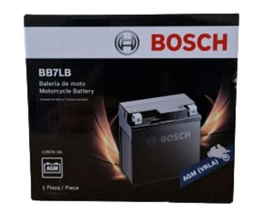 Bateria Moto Bosch 12n7a3a Gel Strom Skua Brava Rx Triax 150