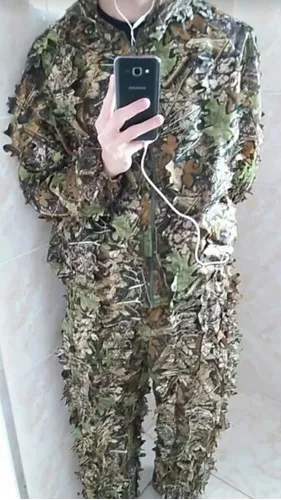 Roupa Chewbacca Sniper Ghillie Camuflada Airsoft 3d Caça