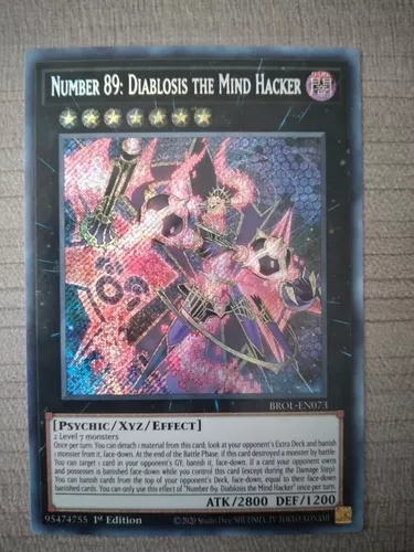 YuGiOh Number 89: Diablosis The Mind Hacker BROL-EN073 1st Edition