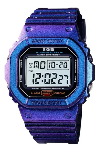 Reloj Hombre Skmei 1554 Digital Caja 51mm Impacto