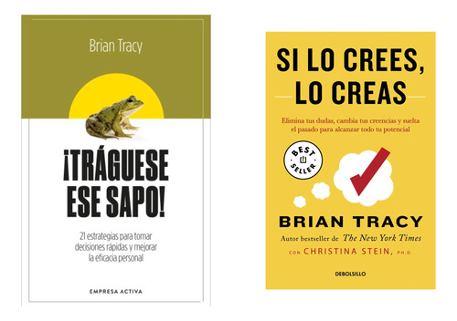 Traguese Ese Sapo + Si Lo Crees Lo Creas - Tracy 2 Libros