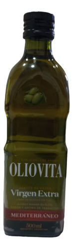 Aceite De Oliva Oliovita Mediterraneo Bot Vidrio 500 Ml X 12