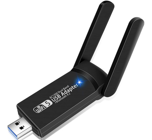 Adaptador De Red Wifi Bluetooth, 1300 Mbps De Doble B Cdr