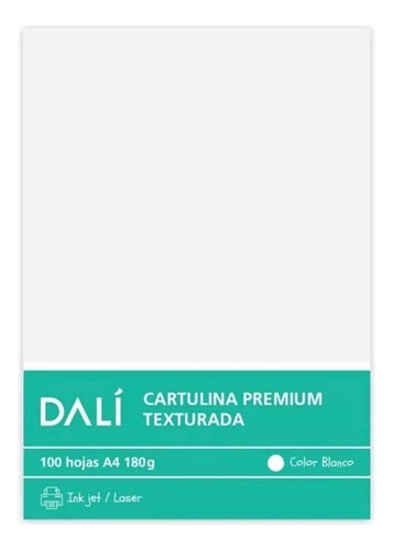 Cartulina Premium A4  Pastel 180g X 100 H. Papelería Bonita