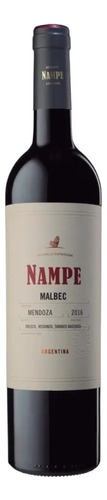 Caja X6 Vino Nampe Malbec 750 Cc