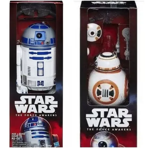 Robôs R2d2 + Bb8, Original, Star Wars, 1/6, 12 Pol, Bonecos