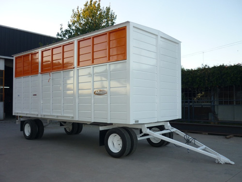 Imagen 3 de 25 de Acoplado Trailer 6 Cheques Cerrado Taller Rodante 5 Mts 4 Tn