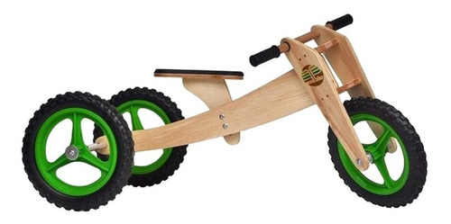 Bicicleta De Madeira Woodbike - 3 Estágios - Woodline - Verd