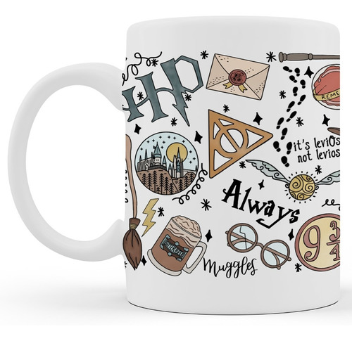 Taza/tazón Harry Potter Hogwarts Magia 11 Oz