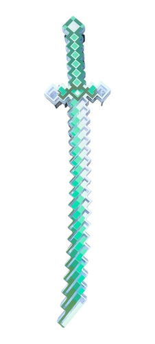 Espada De Minecraft Estilo Moderno Transparente De 49 Cm