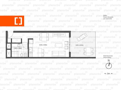 Venta De Apartamento Obra Construcción Monoambiente En Pocitos, Neo Buxareo Unidad 210