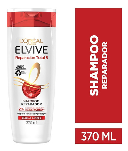 Shampoo L'oréal Paris Elvive Reparación Total 5 370ml