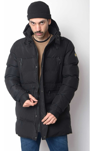 Imagen 8 de 10 de Campera Puffer Larga Inflable Impermeable Mujer The Big Shop