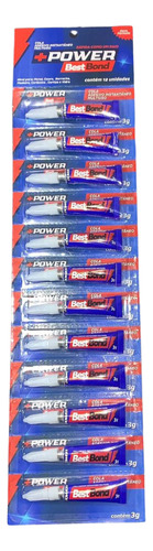 Kit 48 Colas Instantânea Colas 4 Cartelas Best Bond