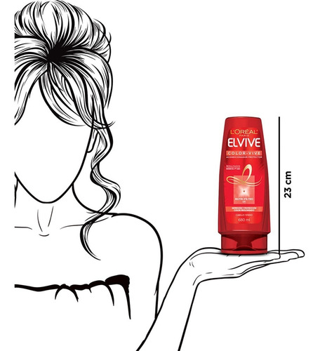 Acondicionador Cabello Color Vive Elvive 680ml L'oréal Paris