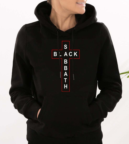 Sudadera De Dama Rock Cleen Alexer Black Sabbath Modelo N.3