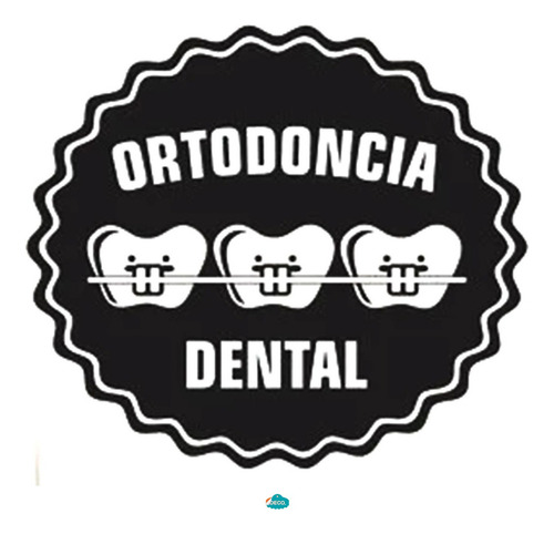 Vinil Oficina Dentista Ortodoncia Dental Deco®