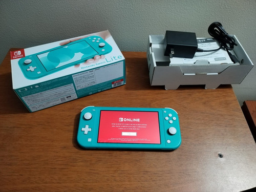 Nintendo Switch Lite Turquesa Excelente Estado 
