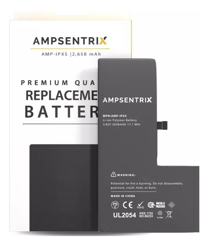  Bateria Ampsentrix Para iPhone XS A1920 A2100 Condicion