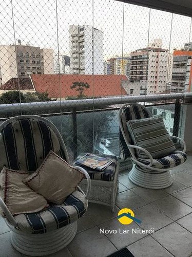 Imagem 3 de 15 de Excelente Apartamento Em Icaraí, Frente, Sol Da Manhã Com 145 M²,. - 117