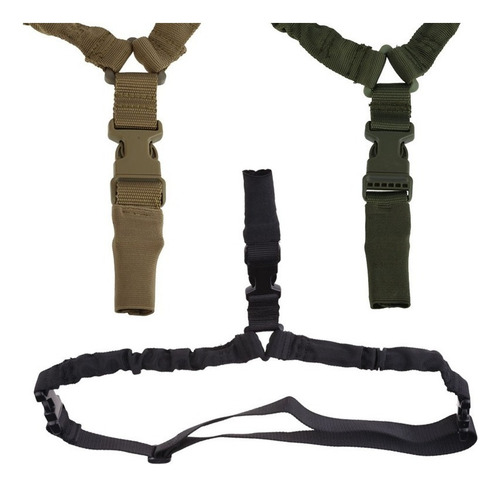 Portafusil 1 Punto Bungee Extra Resistente Color Negro